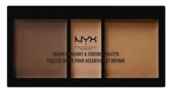 NYX Professional Cream Highlight And Contour Palette -Image Beauty Shop nyx professional cream highlight and contour palette 2
