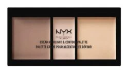NYX Professional Cream Highlight And Contour Palette -Image Beauty Shop nyx professional cream highlight and contour palette 3