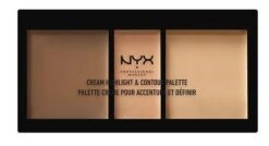 NYX Professional Cream Highlight And Contour Palette -Image Beauty Shop nyx professional cream highlight and contour palette 4