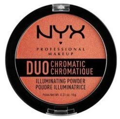 NYX Professional Duo Chromatic Illuminating Powder -Image Beauty Shop nyx professional duo chromatic illuminating powder 5