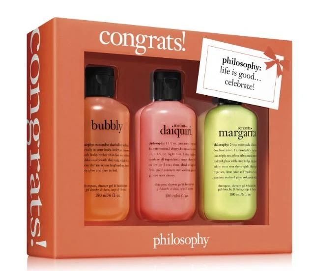 Philosophy Congrats Set 3pc 3 Philosophy Congrats Set 3pc