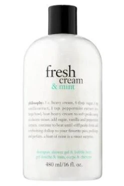 Philosophy Fresh Cream And Mint Shower Gel 16 Oz