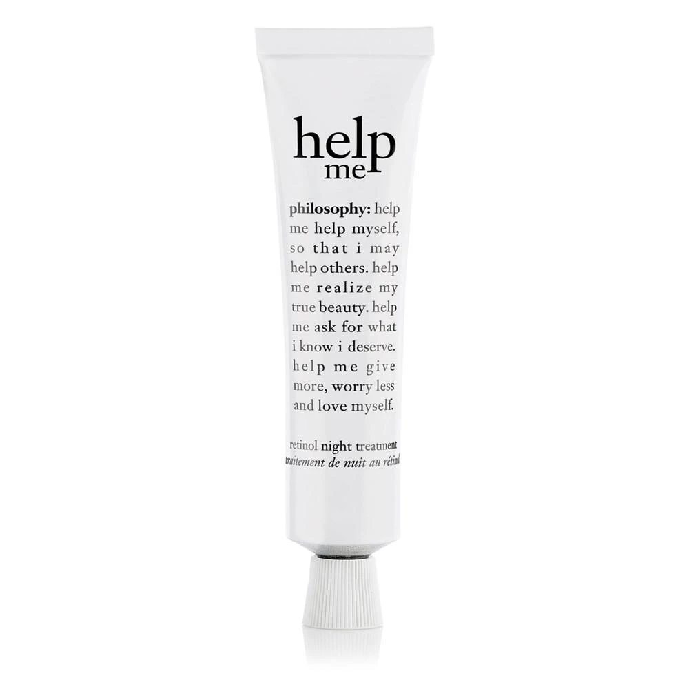 Philosophy Help Me Retinol Night Treatment 1.0 Oz 3 Philosophy Help Me Retinol Night Treatment 1.0 Oz