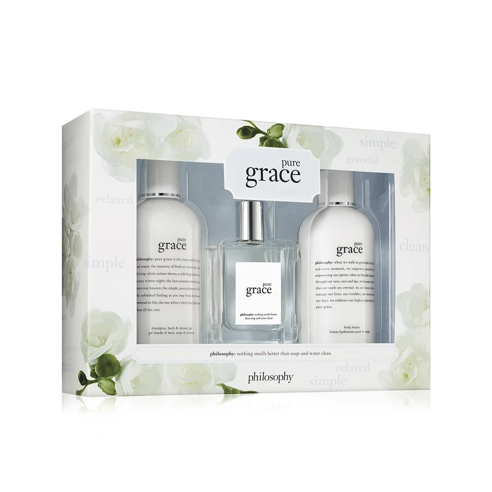 Philosophy Pure Grace Mother`s Day Gift Set 3 Pc 3 Philosophy Pure Grace Mother`s Day Gift Set 3 Pc