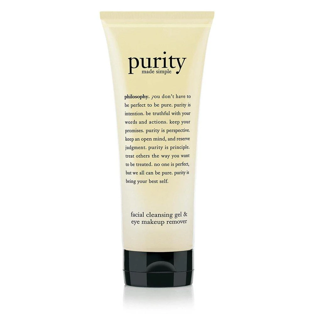 Philosophy Purity Made Simple Foaming 3-in-1 Cleansing Gel For Face & Eyes 7.5 Oz 3 Philosophy Purity Made Simple Foaming 3-in-1 Cleansing Gel For Face & Eyes 7.5 Oz