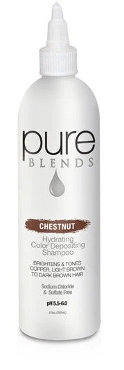 Pure Blends Chestnut Depositing Shampoo 8.5 Oz 3 Pure Blends Chestnut Depositing Shampoo 8.5 Oz