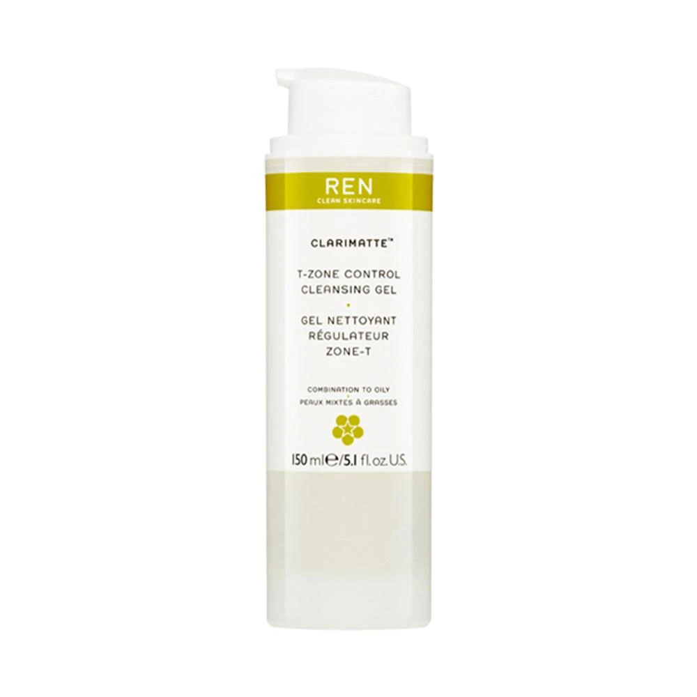Ren Clean Skincare Clarimatte T-Zone Control Cleansing Gel 5 Oz 3 Ren Clean Skincare Clarimatte T-Zone Control Cleansing Gel 5 Oz