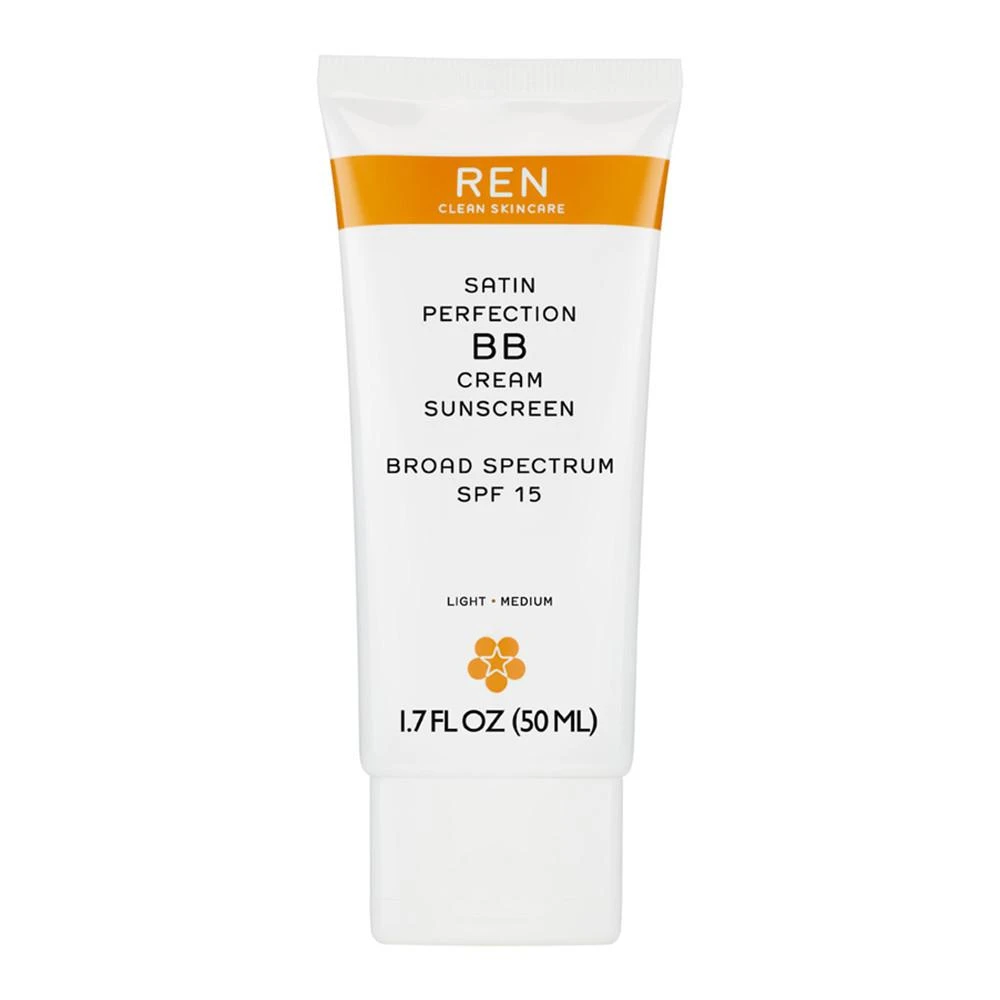 Ren Clean Skincare Radiance Satin Perfection BB Cream 1.7 Oz 3 Ren Clean Skincare Radiance Satin Perfection BB Cream 1.7 Oz