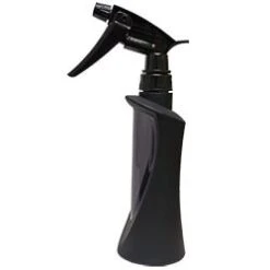 Soft N Style Rubberized Spray Bottle Black 9 Oz