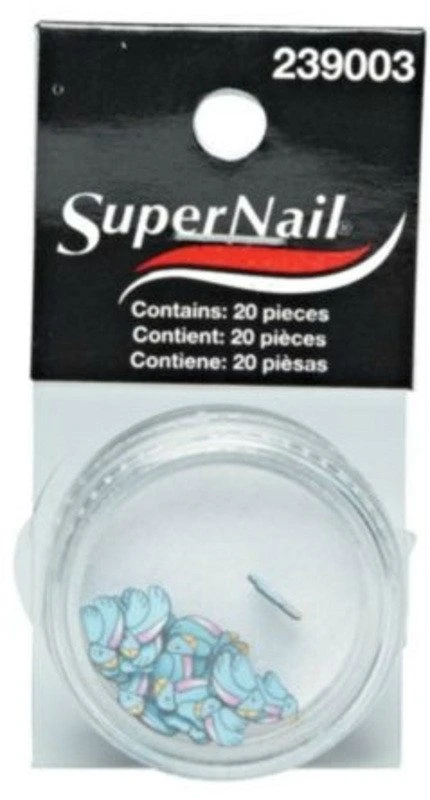 SUPER NAIL BLUE BIRD 20 CT 3 SUPER NAIL BLUE BIRD 20 CT