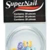SUPER NAIL MULTI-COLOR BUTTERFLY 20 CT