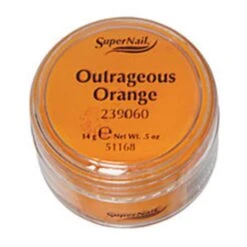 SUPER NAIL OUTRAGEOUS ORANGE - ORANGE ACRYLIC .5 OZ