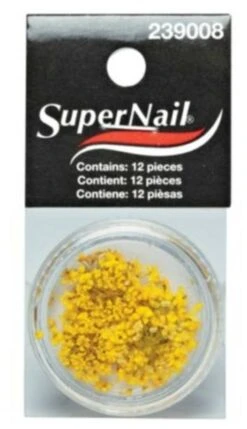 SUPER NAIL YELLOW BURST 12 CT