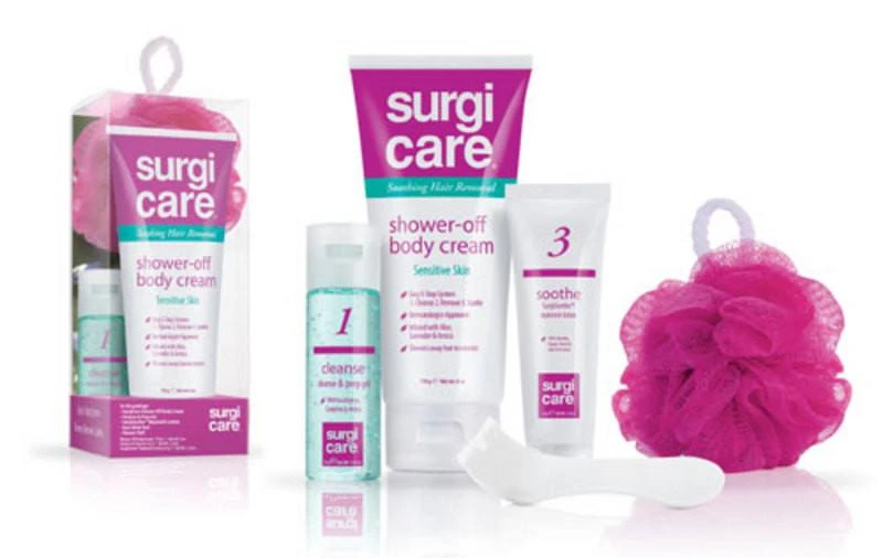 SURGI CREAM SHOWER OFF BODY CREAM HAIR REMOVAL FOR SENSITIVE SKIN 3 SURGI CREAM SHOWER OFF BODY CREAM HAIR REMOVAL FOR SENSITIVE SKIN