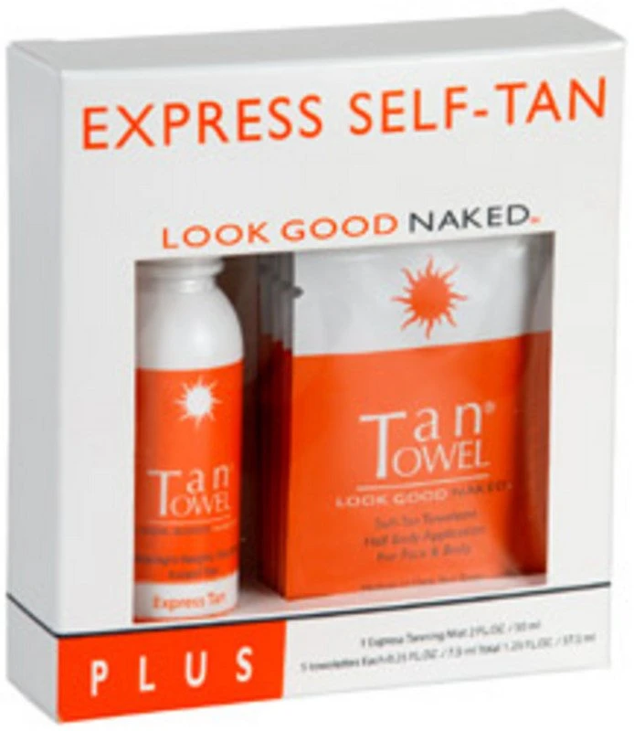 TAN TOWEL EXPRESS SELF-TAN PLUS KIT 3 TAN TOWEL EXPRESS SELF-TAN PLUS KIT