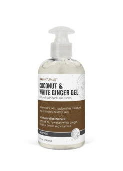 Mika Naturals Coconut + White Ginger Gel 8 Oz