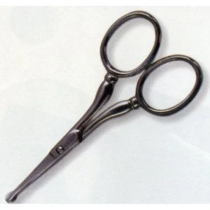 TWEEZERMAN FACIAL HAIR SCISSORS STAINLESS 2902-P 3 TWEEZERMAN FACIAL HAIR SCISSORS STAINLESS 2902-P