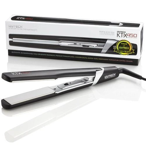 Izutech KTX 450 Lt Titanium Flat Iron 1.25 Inch 3 Izutech KTX 450 Lt Titanium Flat Iron 1.25 Inch