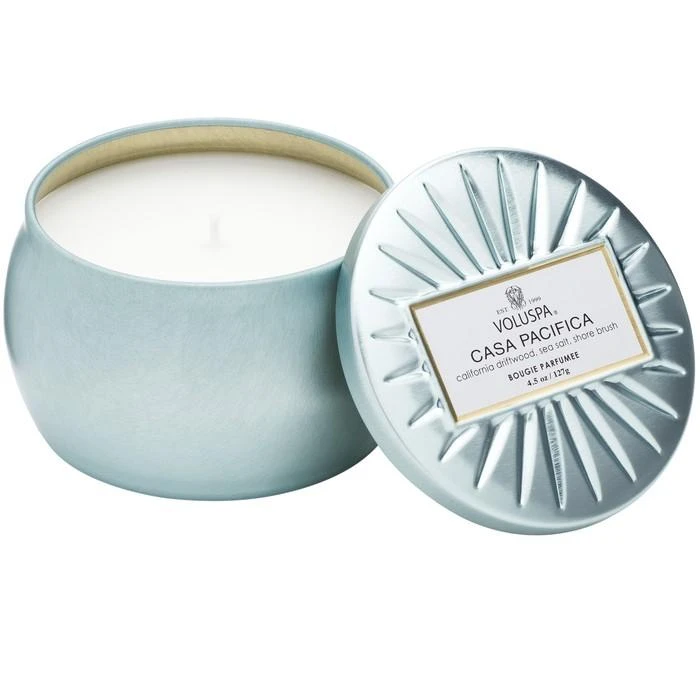 Voluspa Vermeil Mini Decorative Tin Candle 4 Oz 8 Voluspa Vermeil Mini Decorative Tin Candle 4 Oz - Image 6